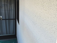 西京区の外壁塗装外構リフォーム。外壁の3回目が塗り終わりました。