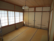 長岡京市の子ども部屋リフォーム。6畳の和室を洋室にリフォームします。